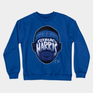 Tobias Harris Philadelphia Player Silhouette Crewneck Sweatshirt